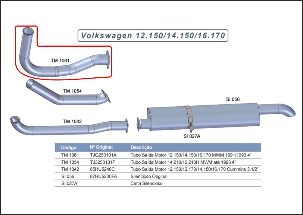 W925C - SAIDA MOTOR VW 12.150/16.170 APOS 1993