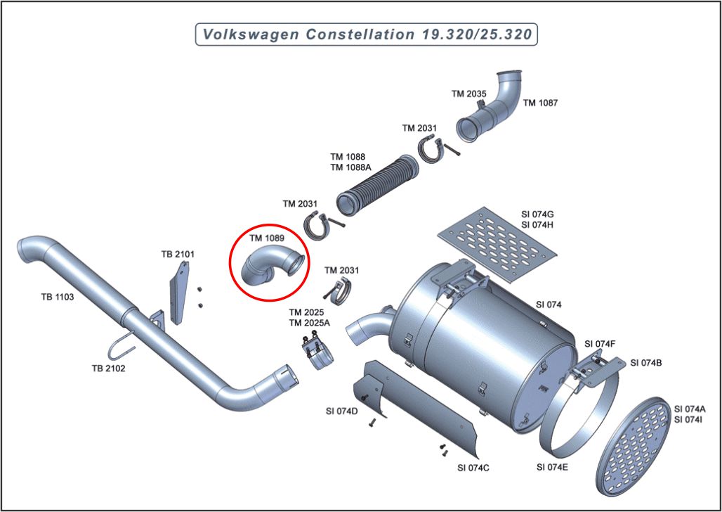 W929E - TUBO INTERMEDIARIO 3,5" (SOMENTE CURVA)