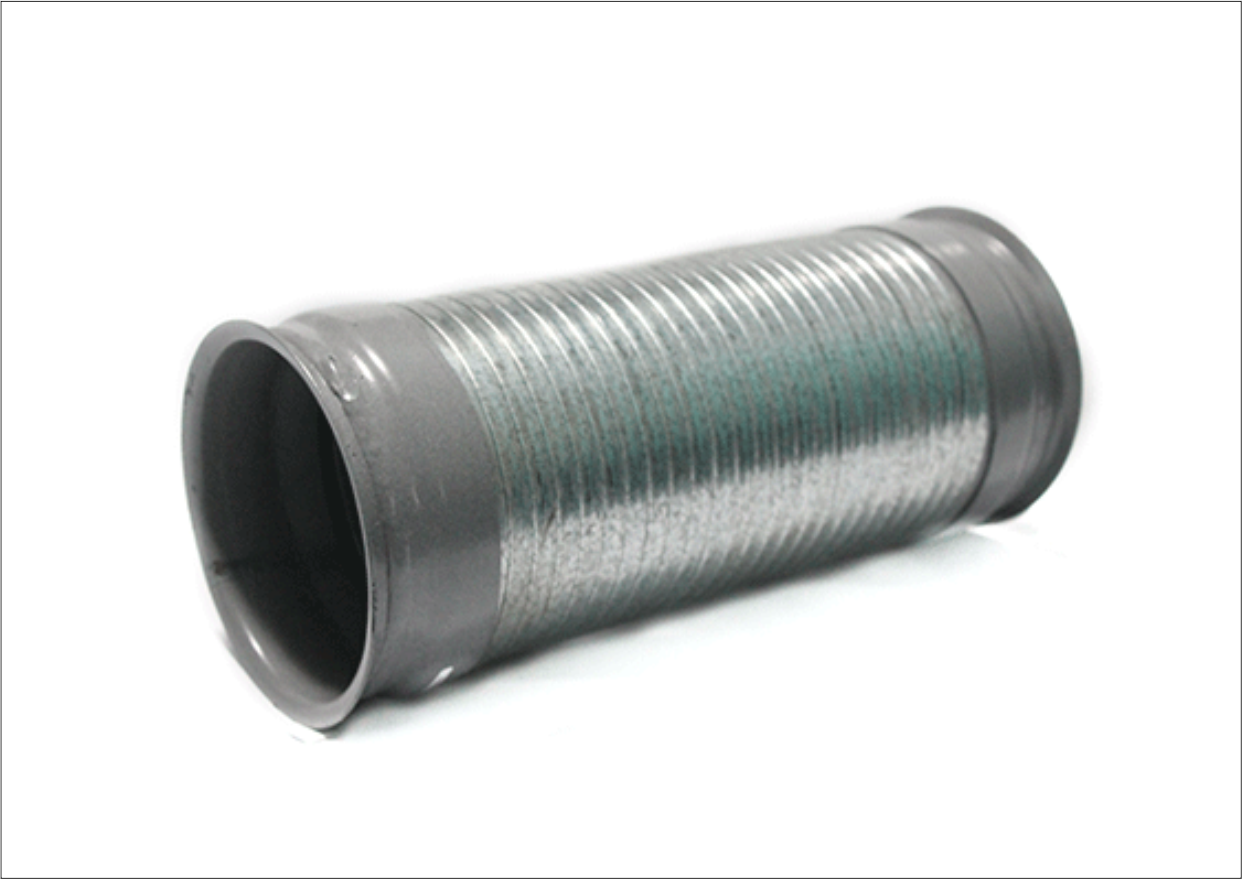 TM1110A - TUBO INTERMEDIARIO FLEXIVEL 4,5" 315 MM GALV C/BOCA SCANIA