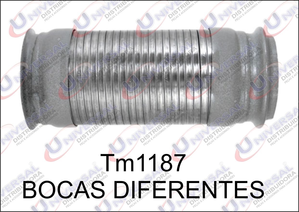 TM1187 - TUBO INTERMEDIARIO FLEXIVEL IVECO C/ BOCA
