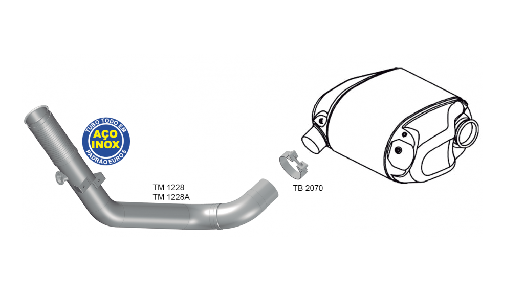 TM1228 - SAIDA MOTOR IVECO STRALIS EURO 5 INOX
