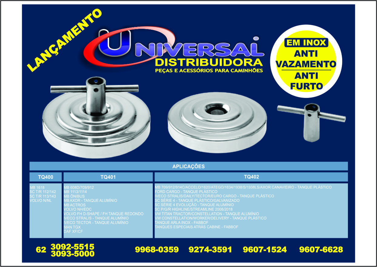 TQ400 - TAMPA TANQUE ANTIVAZAMENTO SCANIA 112 113 / MB 90 / VV