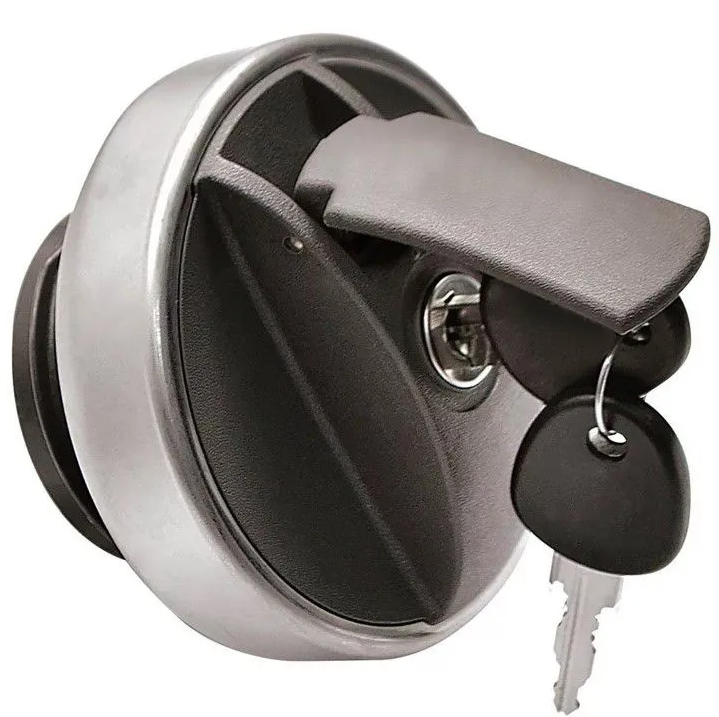 TV-4081 - TAMPA TANQUE PLASTICO C/CH ROSCA CTO REBAIXADA ARO INOX