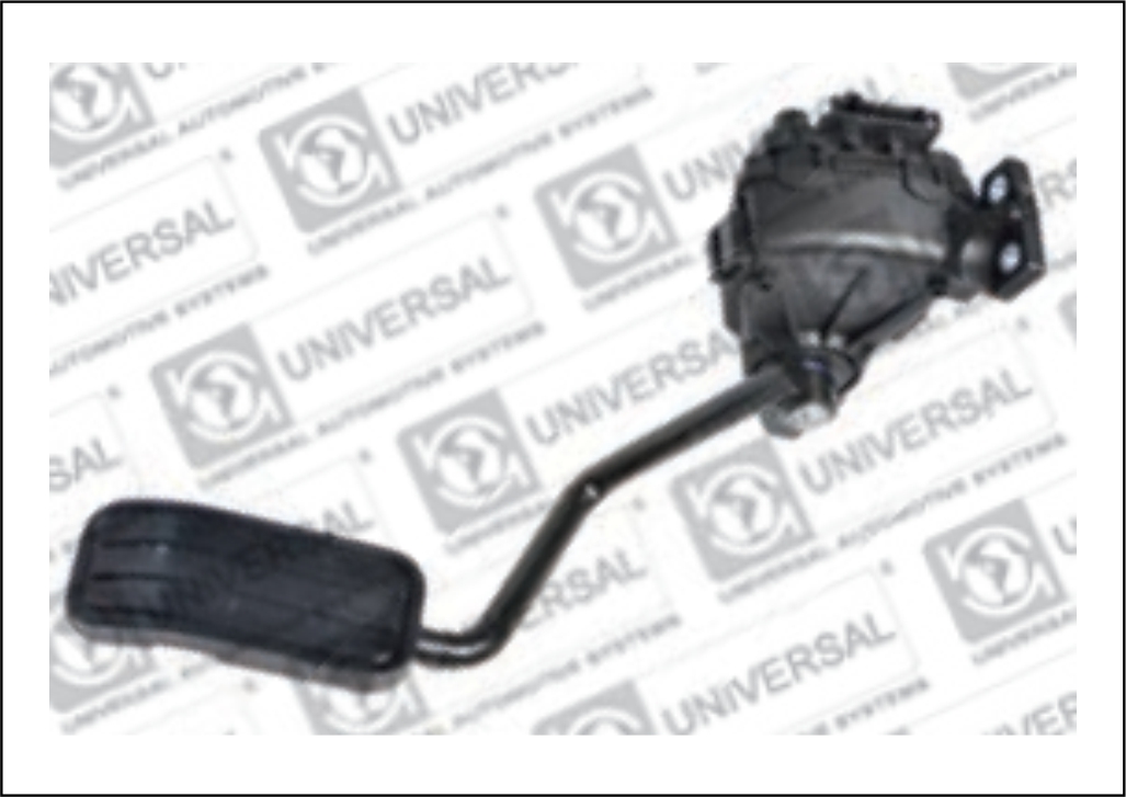 2R2721507 - PEDAL ACELERADOR TRACTOR/VW CONSTELLATION C/ SENSOR ELETRONICO DUPLO