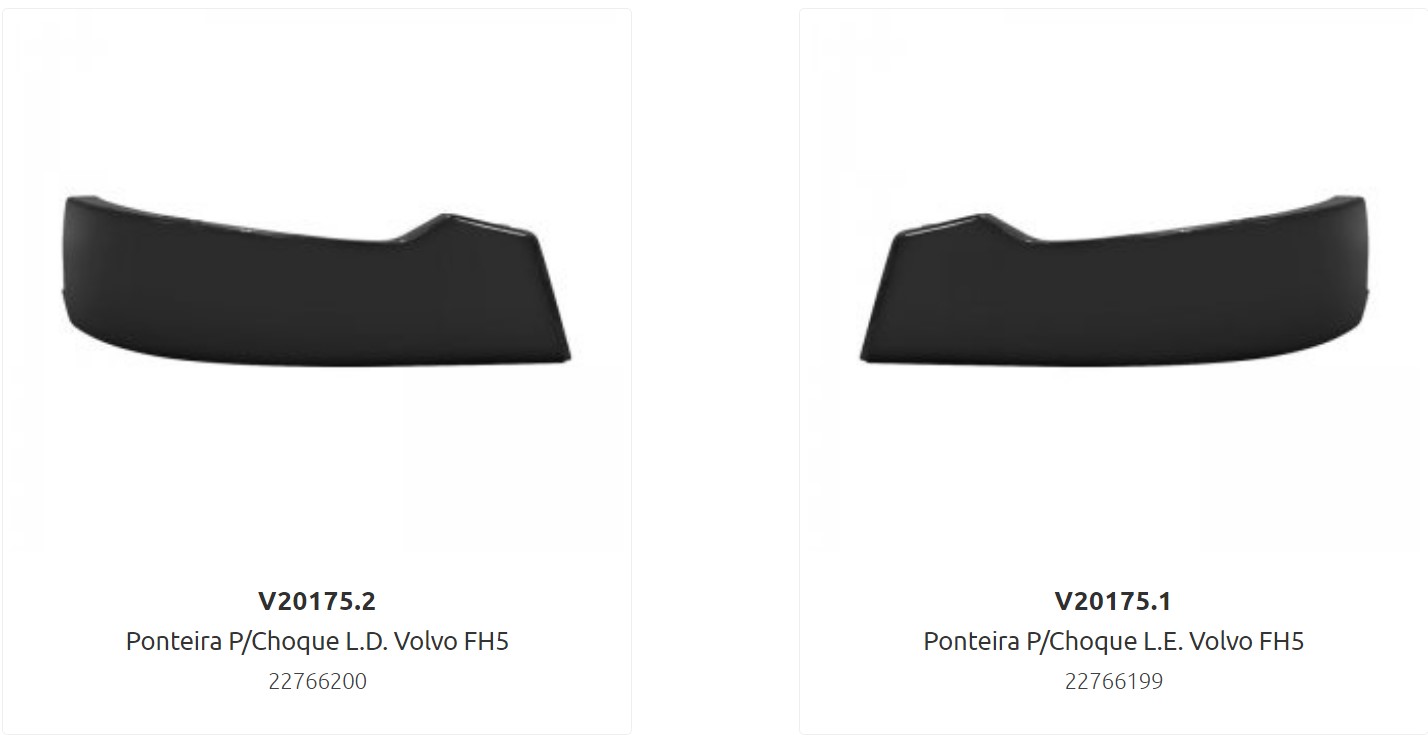 20175.1 - PARACHOQUE VOLVO FH5 2021 LE PLASTICO