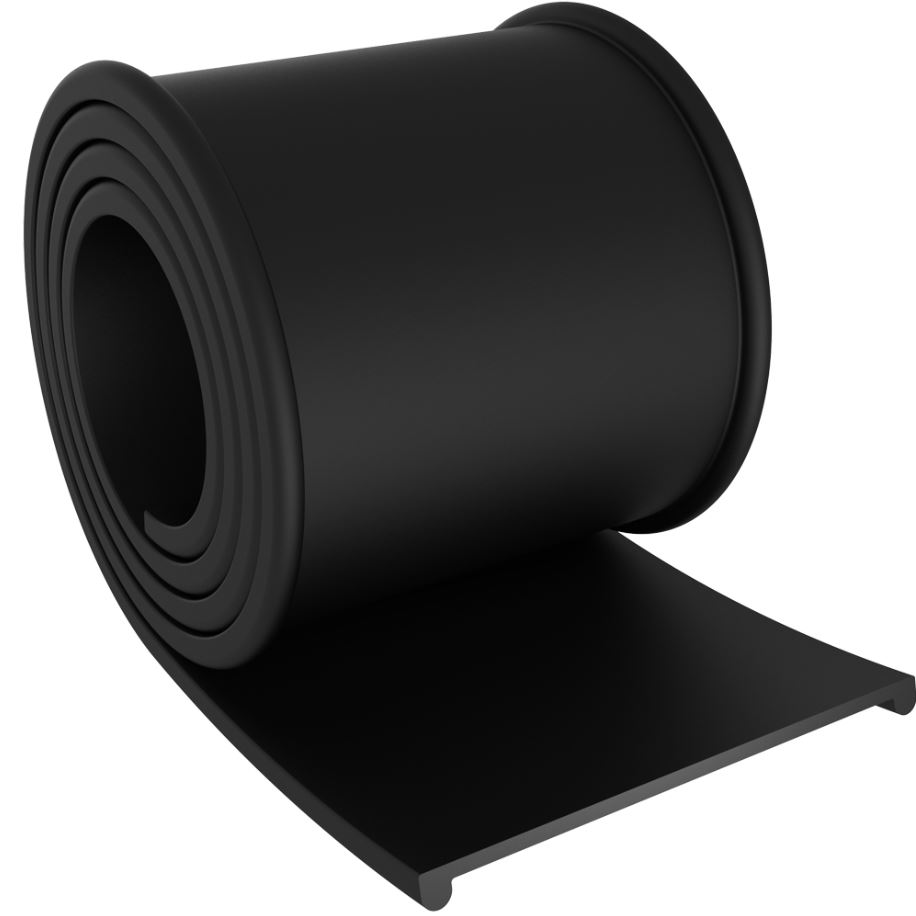 V885 - CINTA BORRACHA TANQUE 75 MM MOD U TANQUE ALUM REDONDO