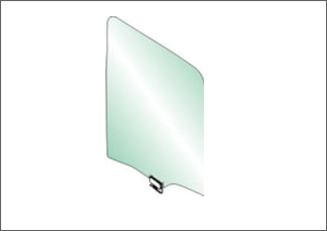 MB8025 - VIDRO LATERAL MB 1519 CABINE LEITO