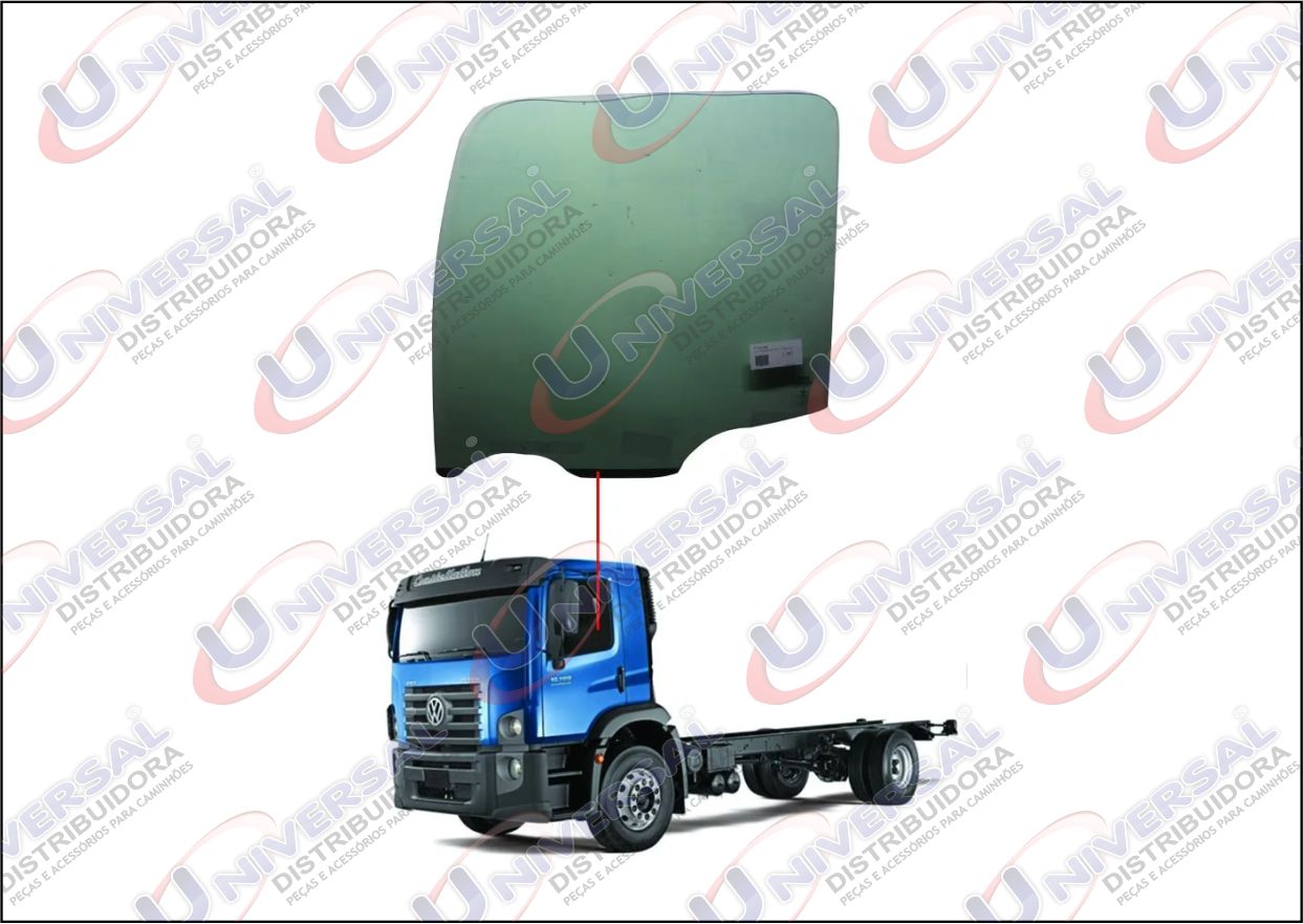 CVW0510 - VIDRO PORTA VW CONSTELLATION LE VERDE