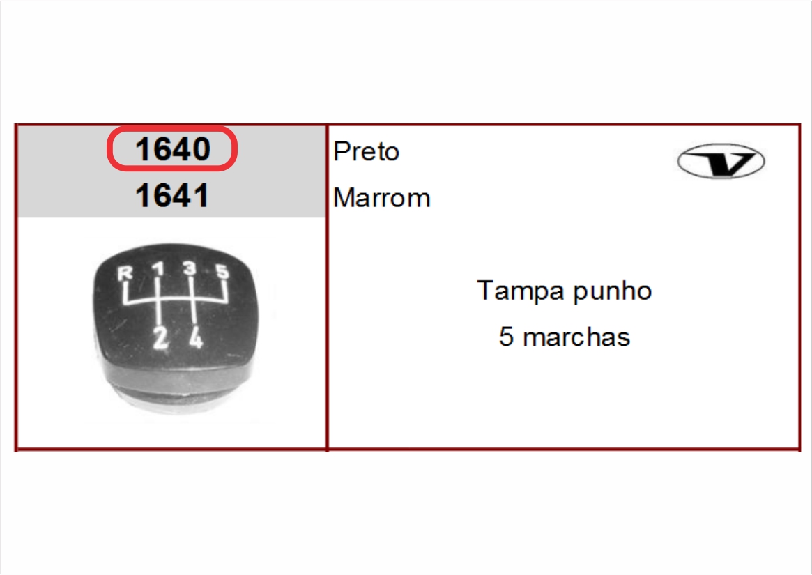 VL1640 - TAMPA BOLA 5 MACHA RE/1º FRENTE..