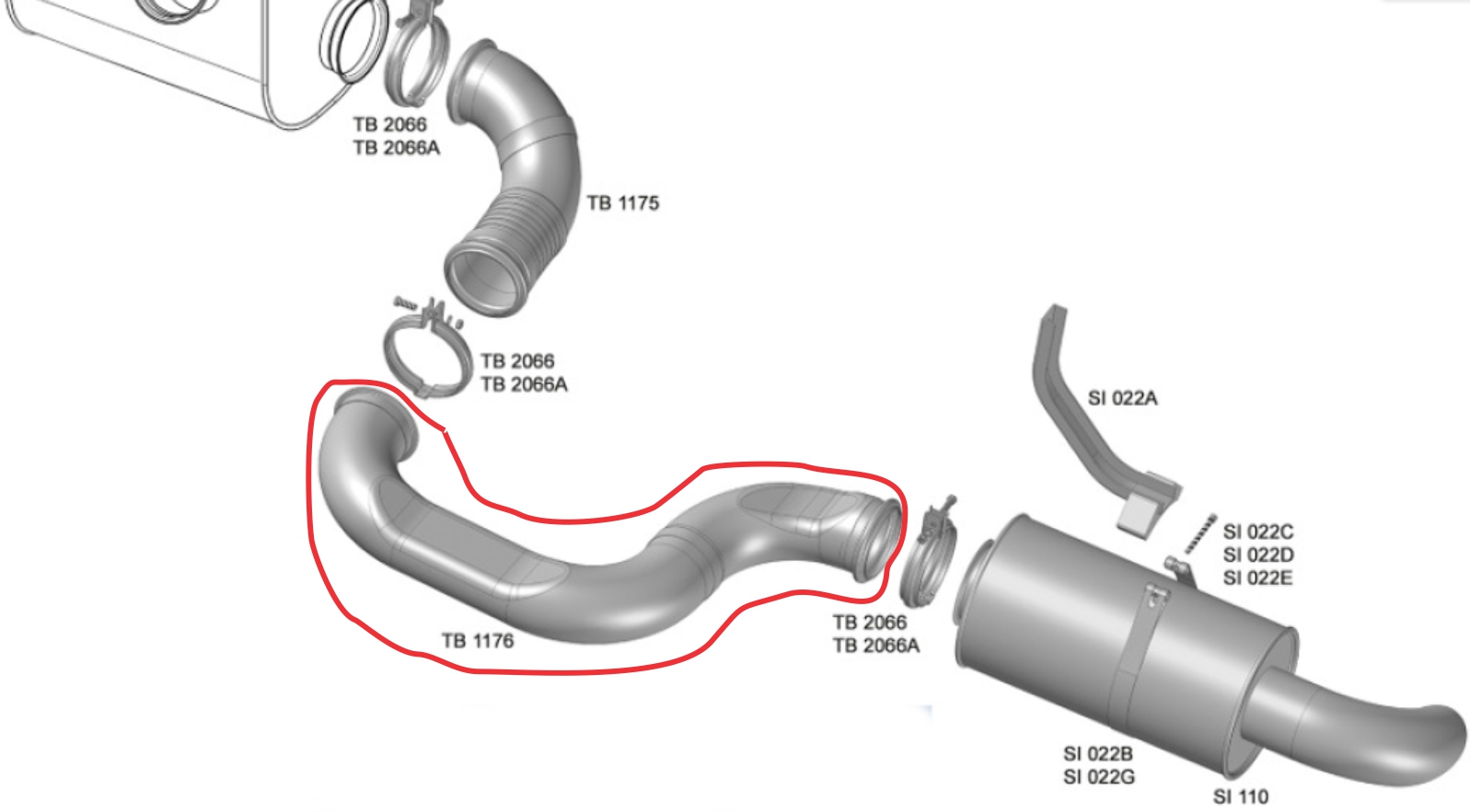 TB1176 - SAIDA FINAL VOLVO FH DO CATALIZ 15 A 17
