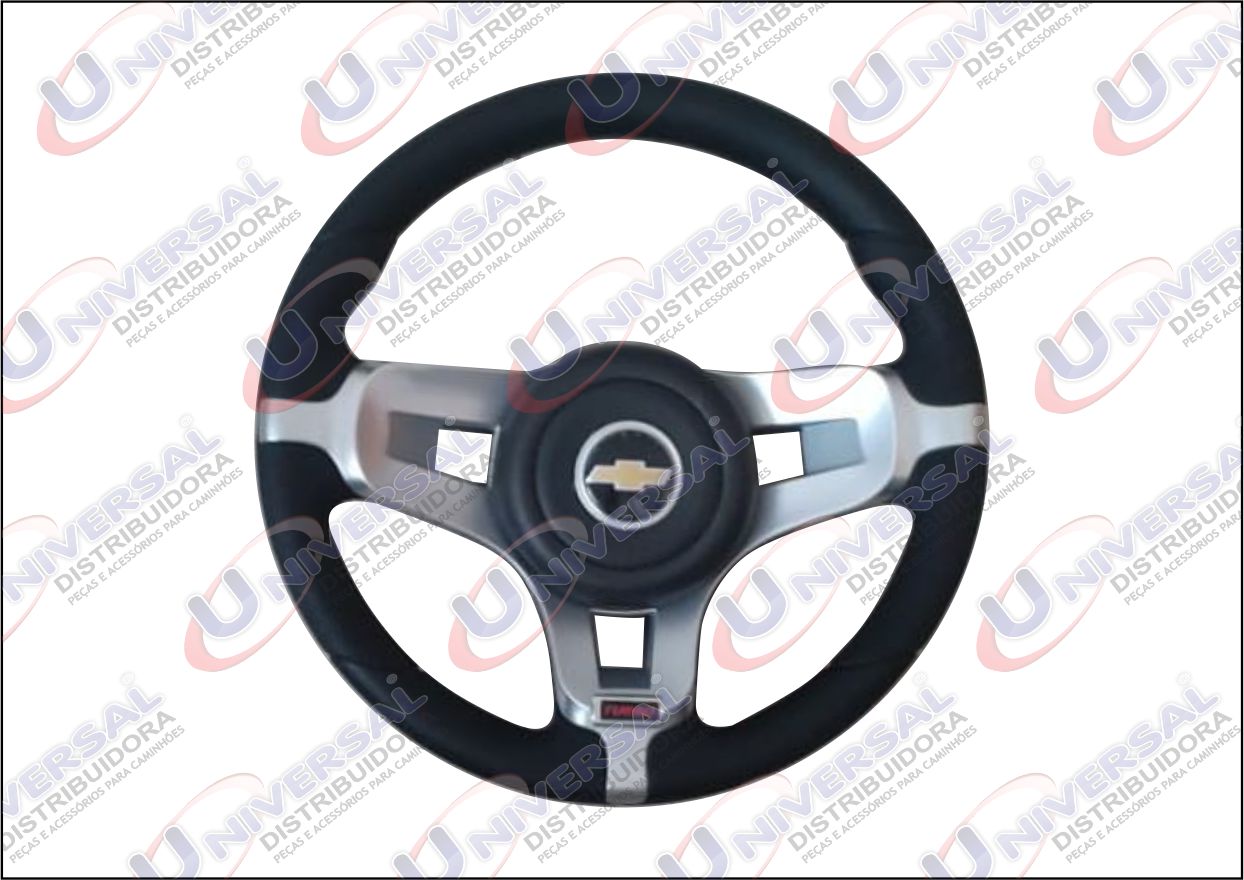 VVUC00317 - VOLANTE ESPORTIVO JETTA PRATA S/CUBO 370MM