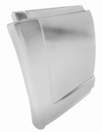 W50032 - PARALAMA CABINE TRASEIRO VW 13.180 LE (PLASTICO)