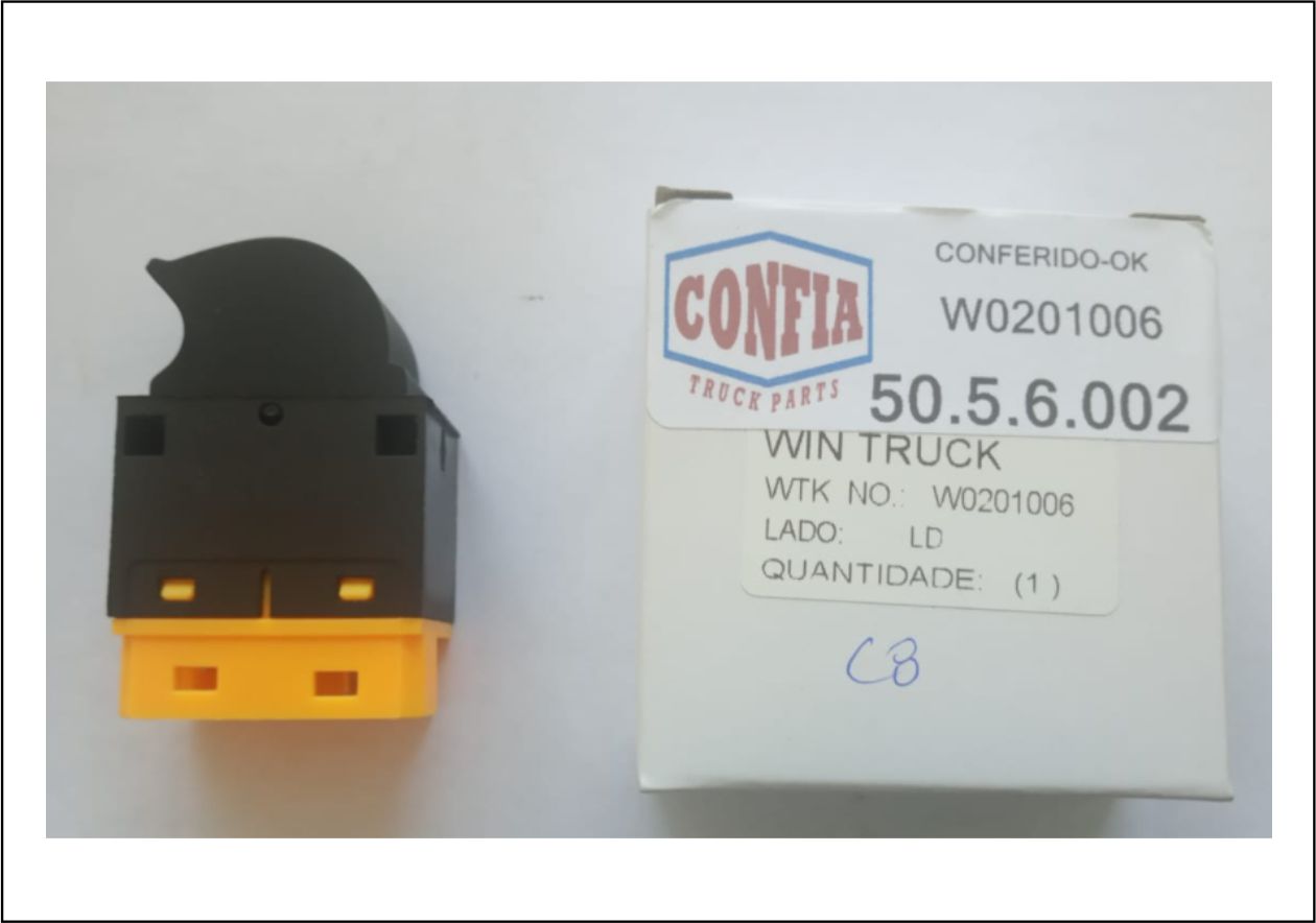 ASTON-01031 - INTERRUPTOR VIDRO ELET IVECO LE