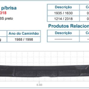 1226009 - ACAB LIMPADOR PARABRISA 1935/1630 (3 PECAS)