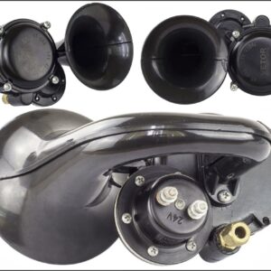 VT048 - BUZINA AR VOLVO FH AXOR SC S4 ORIG C/ SOLENOIDE 24