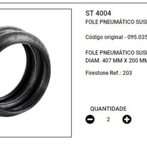 ST-4004 - BOLSA SUSPENSOR PEQUENA PARAFUSO