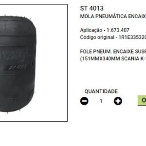 XY 4013 - BOLSA EIXO ONIBUS SCANIA