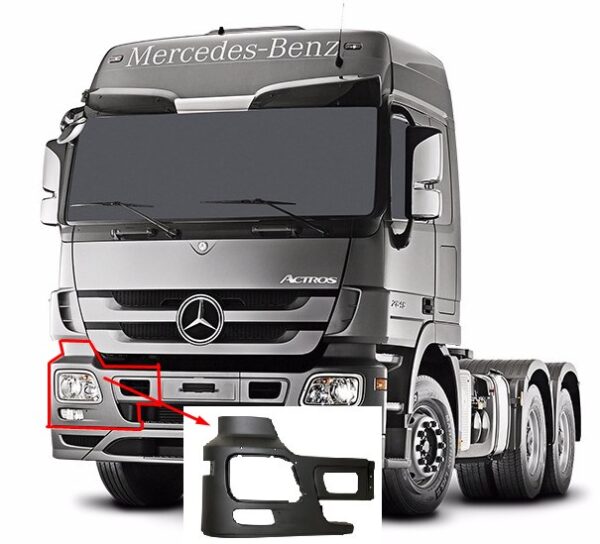 AM1757D - PARACHOQUE ACTROS PONTEIRA RTM DIR
