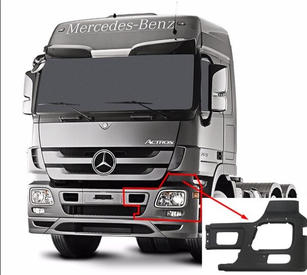 AM1757E - PARACHOQUE ACTROS PONTEIRA RTM ESQ