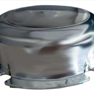 118.28 - TAMPA CUBO 5 FUROS CROMADA 200MM (PLASTICO)