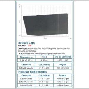 1214269 - ISOLADOR TERMICO MB 709 LE
