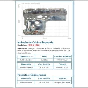 1214280 - ISOLADOR TERMICO 1218 A 1620 LE