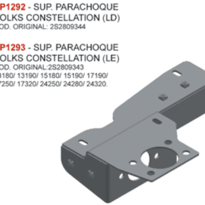 SP1292 - SUP PARACHOQUE VW CONST DOIS DEGRAUS DIR
