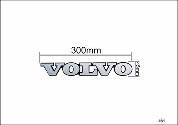 VL6050 - EMBLEMA LETREIRO VOLVO NL EDC FH 2003
