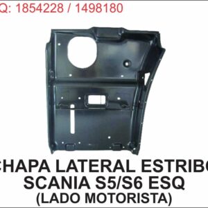 AM6146E - CHAPA ESTRIBO SCANIA S5 S6 ESQ