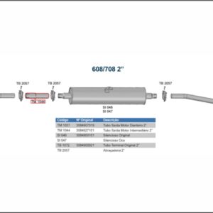 TM1044 - INTERM MB 608/708 2POL