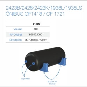 3824327801 - BALAO DE AR 40 LTS MB 1618