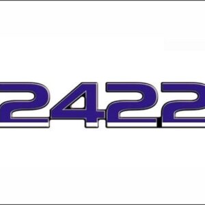ADS0911 - EMBLEMA RESINADO CARGO 2422 90MM X 420MM