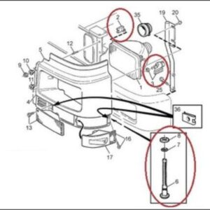 3981596 - REGULADOR FAROL VOLVO FH 98 A 2014 ( REGULADOR )