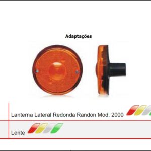 AF325-AM - LANT LAT RED S/SUP AMARELA