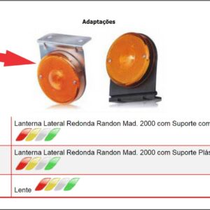 AF325 S-VM - LANT LAT RED SUP METAL VEMELHA