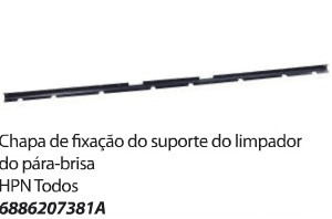 AM1504 - CHAPA FIXAR LIMPADOR PARAB MB HPN