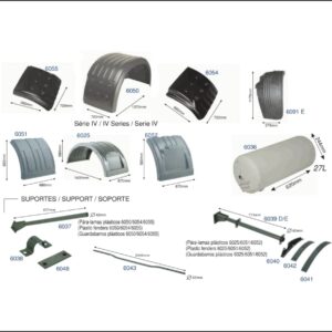 RD006672 - PARALAMA SCANIA S4/S5 TRACAO INTEIRO PRETO LISO 4,