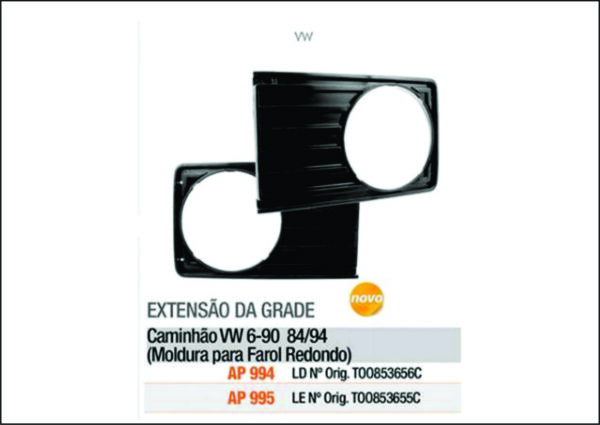 AP995 - PRATO FAROL VW 6.90 ESQ