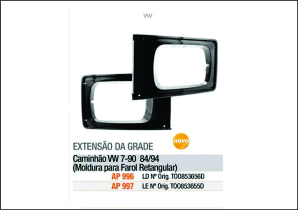 AP997 - PRATO FAROL VW 7.90 ESQ