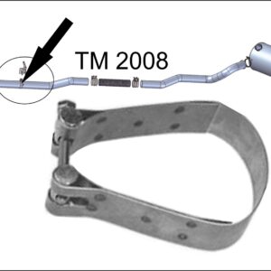 TM2008 - ABRAC INTERM VOLVO EDC 96 E 97 4,5 POL. INOX