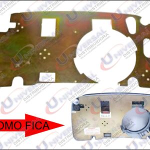 TP0230 - PLACA METALICA MOLDURA PAINEL POLLAK
