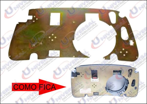TP0230 - PLACA METALICA MOLDURA PAINEL POLLAK