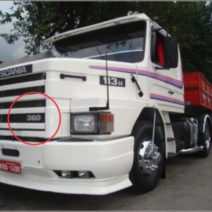 VL3062 - EMBLEMA FRONTAL SCANIA 360 112/113 T/R ORIGINAL