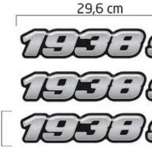 ADS2098 - EMBLEMA RESINADO MB 1938S NOVO