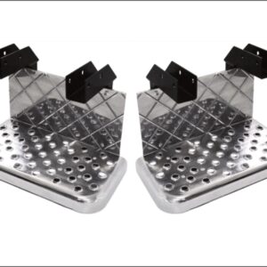 RT1024 - ESTRIBO DUPLO 1113 CROMADO XADREZ