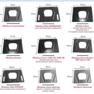 106350 - MOLDURA CLIMATIZAR MB ACTROS