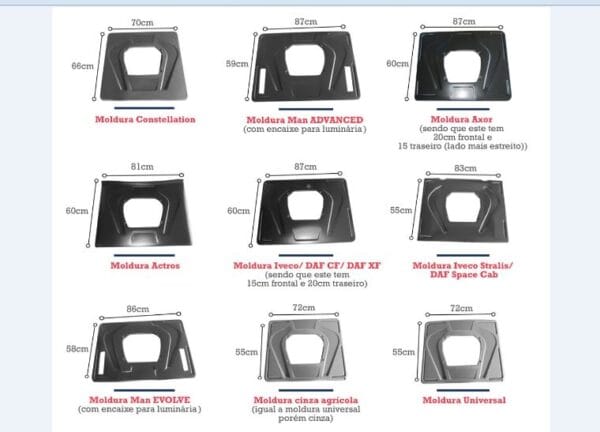 106350 - MOLDURA CLIMATIZAR MB ACTROS