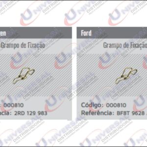 RP000810 - PRESILHA FIXAR FILTRO AR