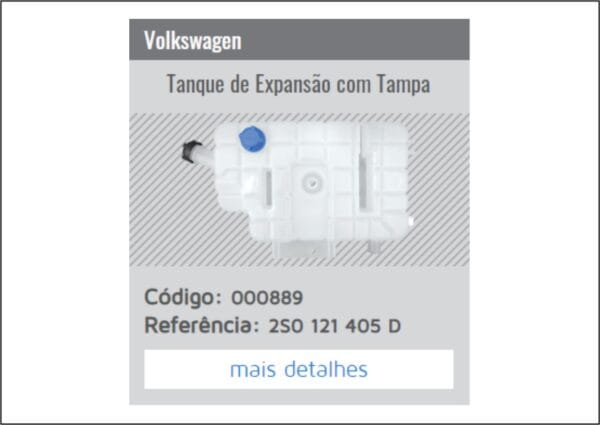 RP000889 - RESERV RADIADOR VW WORKER ADVANTECH