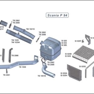 SI020Q - SUP FIX CATAL SCANIA T/R 114/124 LD